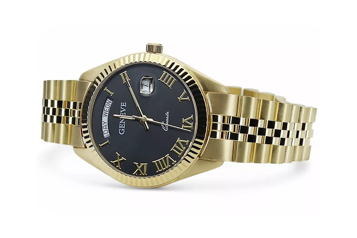 Reloj de oro Geneve ★ https://zlotychlopak.pl/es/ ★ Pureza de oro 585 333 ¡Precio bajo!