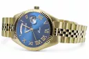 Gold men's watch Geneve ★ zlotychlopak.pl ★ Gold purity 585 333 Low Price!