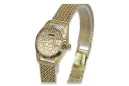 Gold men's watch Geneve ★ zlotychlopak.pl ★ Gold purity 585 333 Low Price!