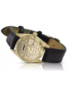 Gold bărbați ceas Geneve ★ Zlotychlopak.pl ★ Puritate de aur 585 333 Preț scăzut!