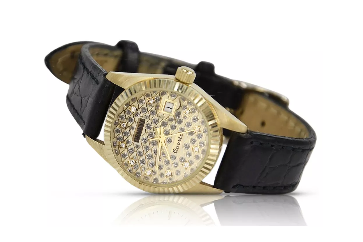 Reloj de oro Geneve ★ https://zlotychlopak.pl/es/ ★ Pureza de oro 585 333 ¡Precio bajo!