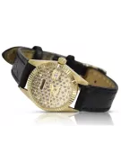 Gold men's watch Geneve ★ zlotychlopak.pl ★ Gold purity 585 333 Low Price!