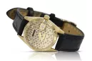 Gold men's watch Geneve ★ zlotychlopak.pl ★ Gold purity 585 333 Low Price!