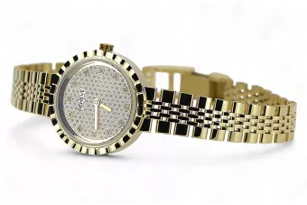 Gold Damenuhr ★ zlotychlop.pl ★ Gold Reinheit 585 333 Niedriger Preis!