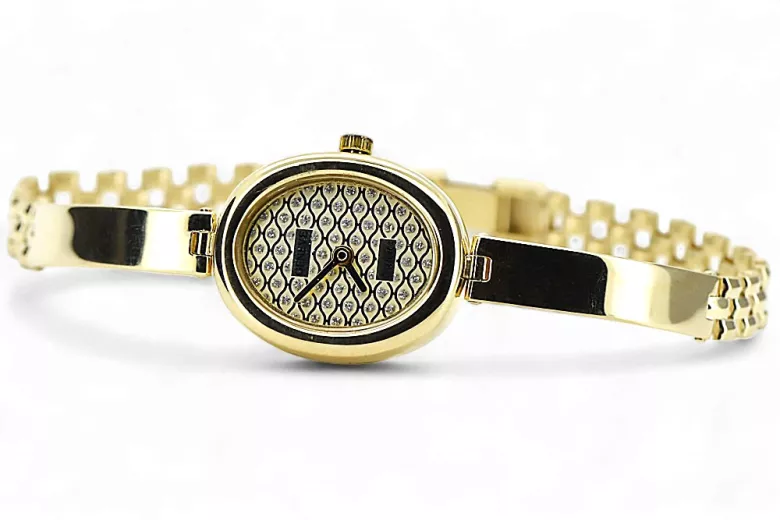 Yellow Vintage rose  gold lady watch Geneve Lady Gift lw122ydz