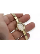 Gelbe Vintage Rose Gold Dame Watch Geneve Lady Gift LW122YDZ
