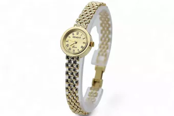 Gold Damenuhr ★ zlotychlop.pl ★ Gold Reinheit 585 333 Niedriger Preis!