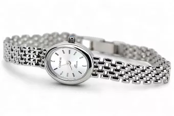 Prześliczny zegarek z białego złoty 14k damski Geneve lw087wds