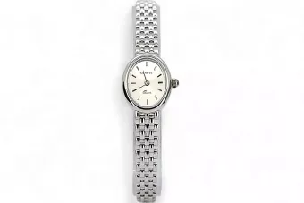 White 14k Gold Lady Geneve hodinky Lady Dárek LW087WDS