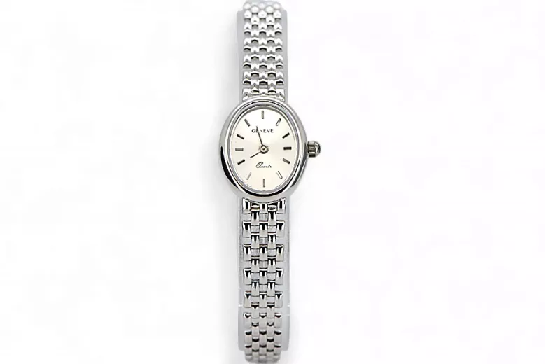White 14k gold lady Geneve watch Lady Gift lw087wds