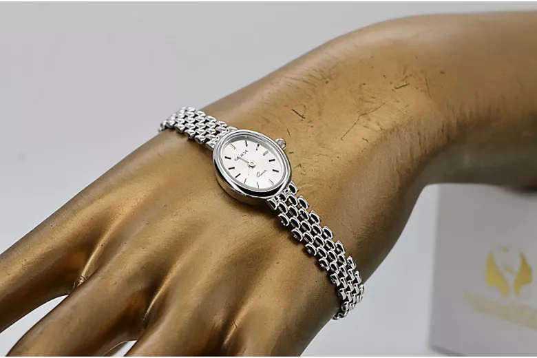 White 14k Gold Lady Geneve Montre Lady cadeau LW087WDS