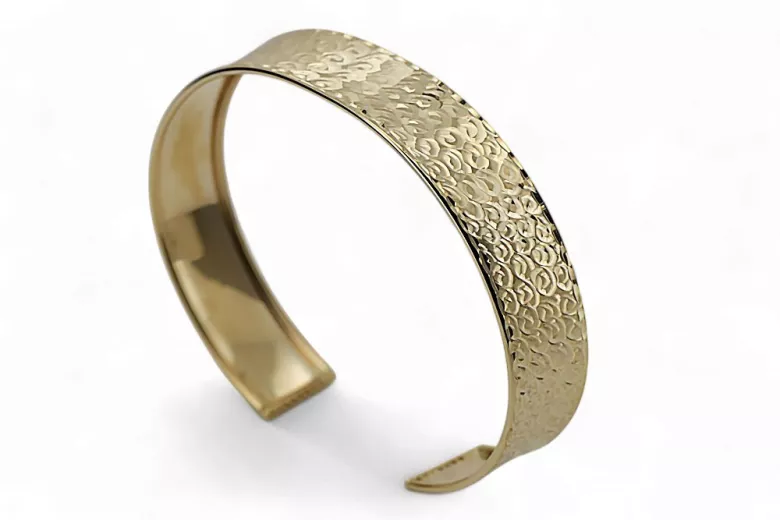 Žltá taliančina 14k zlatá fantant bugle náramok cbt004y