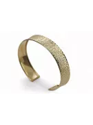 Złota bransoletka sztywna 14k 585 żółte włoskie złoto cbt004y
