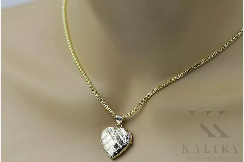 Złota zawieszka 14k 585 puzderko serce cpn068y