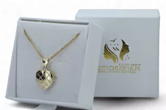 Золотий кулон підвіска ★ https://zlotychlopak.pl/uk/ ★ Золота Hallmark 585 333 Низька ціна