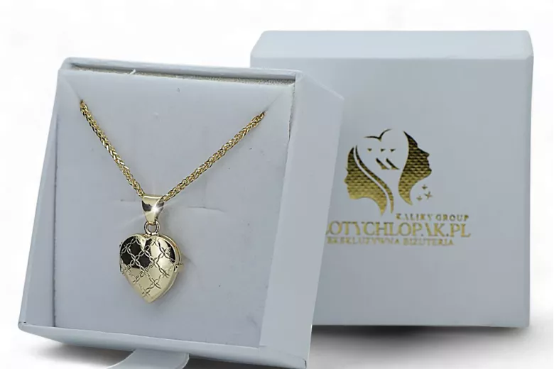Pendentif en or ★ Zlotychlopak.pl ★ Gold Hallmark 585 333 Prix bas