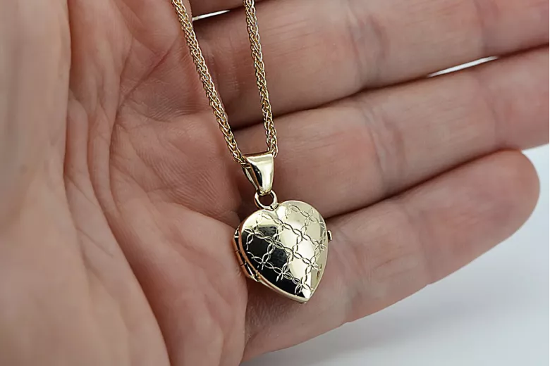 Pandantiv de aur Pandantiv ★ Zlotychlopak.pl ★ Gold Hallmark 585 333 Preț scăzut