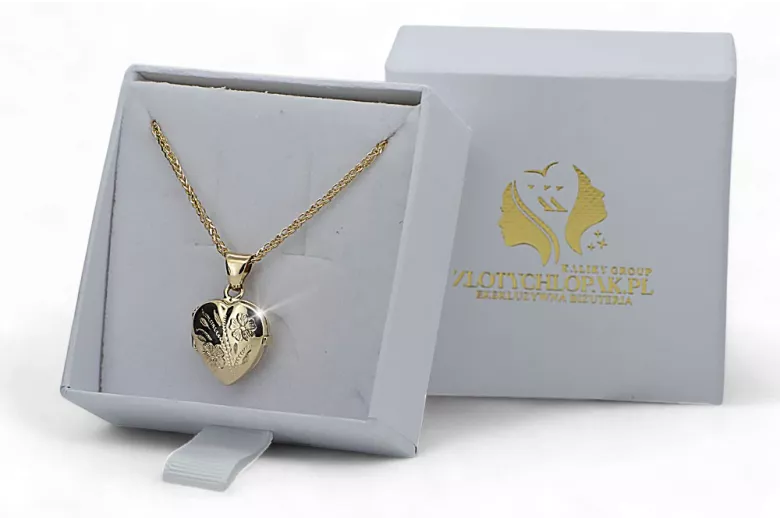 Gold Anhänger Anhänger ★ Zlotychlopak.pl ★ Gold-Markenzeichen 585 333 Niedriger Preis