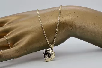 Золотий кулон підвіска ★ https://zlotychlopak.pl/uk/ ★ Золота Hallmark 585 333 Низька ціна