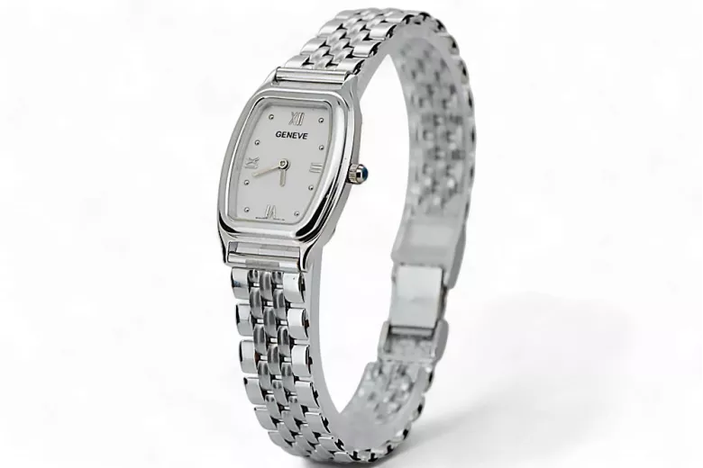 Gold men's watch Geneve ★ zlotychlopak.pl ★ Gold purity 585 333 Low Price!