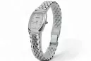 Biele 14k 585 Zlatá Lady Geneve Oval Wraist Watch LW042WDW & LBW008W