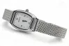 White 14k 585 gold Lady Geneve oval wrist watch lw042wdw&lbw003w
