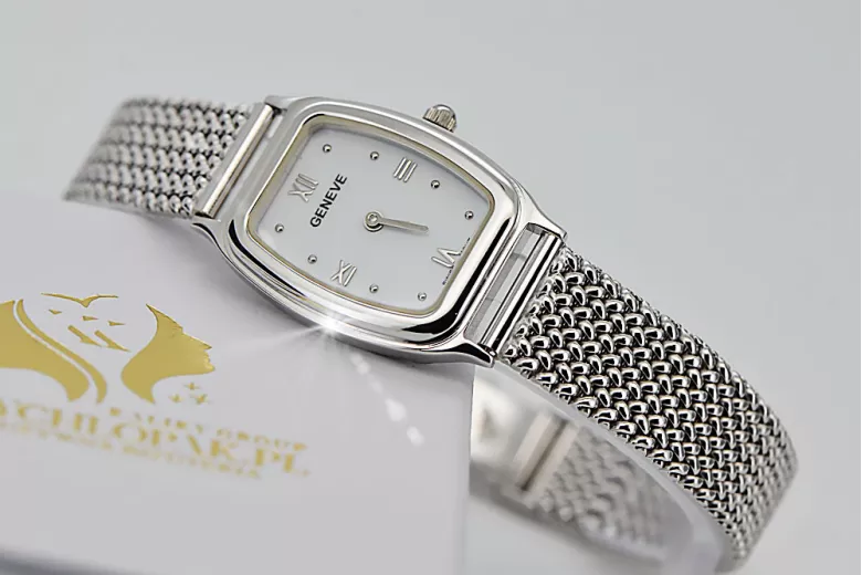 Gold bărbați ceas Geneve ★ Zlotychlopak.pl ★ Puritate de aur 585 333 Preț scăzut!