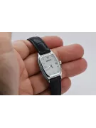 Prześliczny 14K 585 damski owalny zegarek z białego złota Geneve lw042wdw