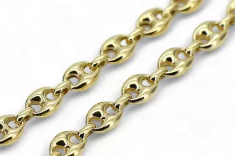 Unikátny 14K Zlatý reťazec Nový model Excellent Gucci štýl! cc103y