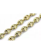 Уникальная 14K Gold Chain новая модель отличный стиль Gucci! cc103y