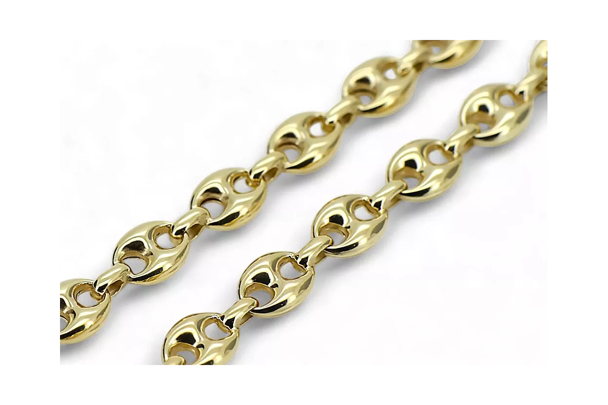 Унікальний 14k Золотий ланцюг Нова модель Відмінна Gucci Style! cc103y