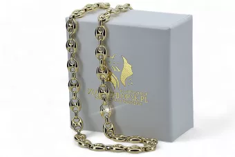 Unikátny 14K Zlatý reťazec Nový model Excellent Gucci štýl! cc103y