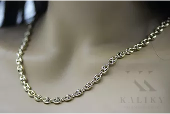 Unic 14K lanț de aur nou model excelent Gucci stil! cc103y