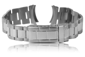 White 14k old Men's Watch Bracelet Rolex Geneve style mbw017w