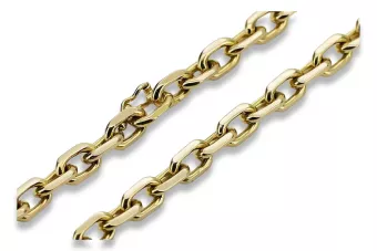 Gelbe Roségold Kette ★ russiangold.com ★ Gold 585 333 Niedriger Preis