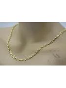 Gelbe Roségold Kette ★ russiangold.com ★ Gold 585 333 Niedriger Preis