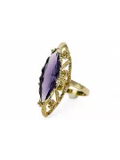 Κίτρινος χρυσός 14 καρατίων Αλεξανδρίτη  Vintage Jewlery vrc005y