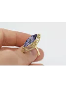 Κίτρινος χρυσός 14 καρατίων Αλεξανδρίτη  Vintage Jewlery vrc005y