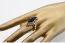 Aur galben 14K Safir Inel Vintage bijuterii vrc005y