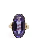 Ring Alexandrite 14K Yellow gold Vintage craft vrc113y