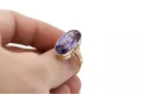 Vintage craft Alexandrit 14k žlté zlato vrc113y
