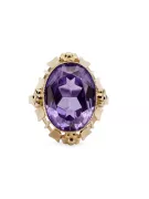 Vintage style Alexandrit 14k žluté zlato vrc043y