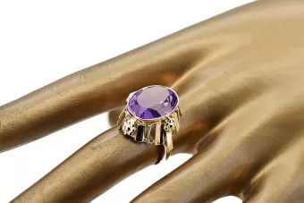 Vintage Anillo Alejandrita Oro amarillo de 14 quilates vrc043y