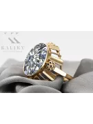 Zirkonium 14k žluté zlato  Vintage Jewlery vrc043y