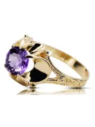 14K Yellow gold Alexandrite Ring Vintage vrc377y