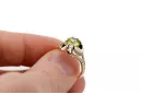 Žlutý peridot 14k žluté zlato Vintage craft vrc377y