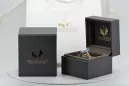 Кольцо Aquamarine 14K Желтое Золото Винтаж Урожай Ювеюрниц VRC084Y Винтаж Арт Деко Советская Эра Русский Ювелирный Стиль