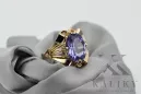 Alksandritas 14k geltono aukso Žiedas Vintage vrc015y