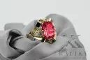 Anillo Joyería vintage Rubí Oro amarillo de 14 quilates vrc015y
