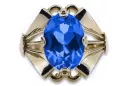 Aur galben 14K Safir Inel Vintage Craft  vrc015y